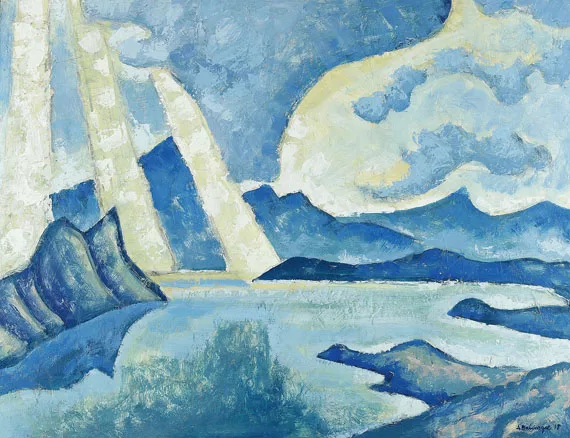 August Babberger — Gewitter am See