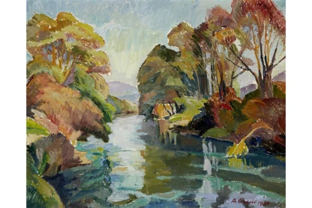 Herbstliche Bachlandschaft