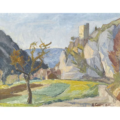 August Cueni — Burg Neu-Thierstein bei Büsserach.