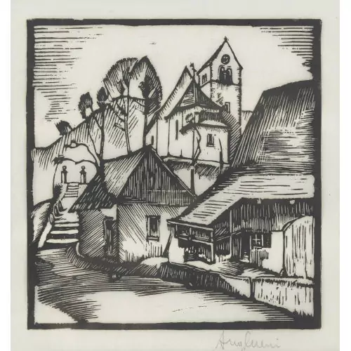 "Kirche von Dittingen bei Laufen"