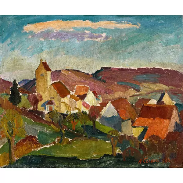 "Blauen Dorf"