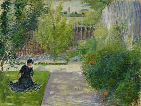 August Macke — Sonniger Garten