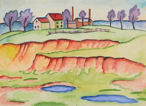 August Macke — Sandgrube