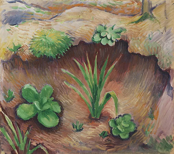 August Macke — Pflänzchen im Wald
