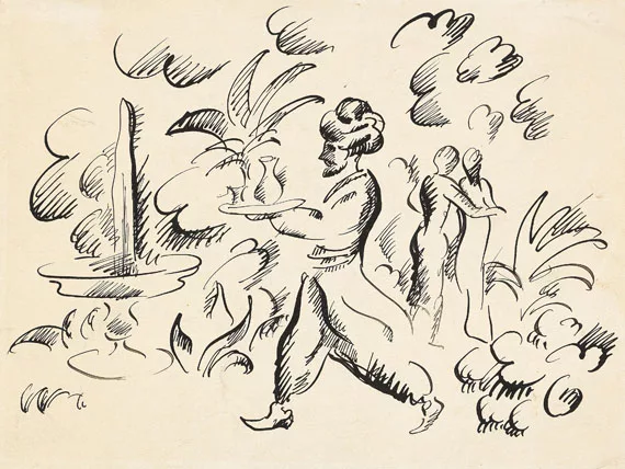 August Macke — Szene aus 1001 Nacht