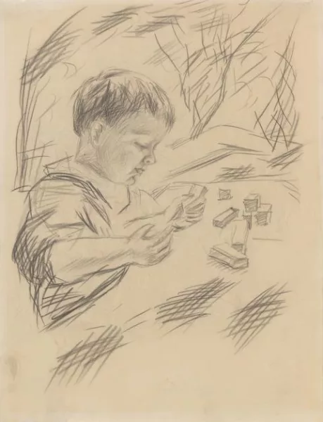 August Macke — Walter spielend