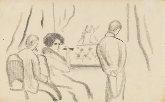 August Macke — In der Loge