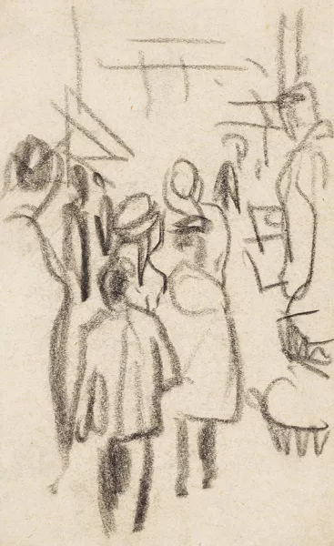 August Macke — Straßenszene