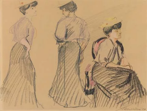 August Macke — Mädchenstudien I