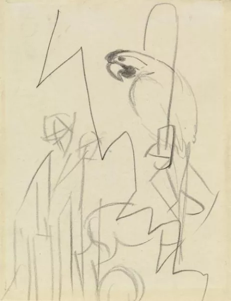 August Macke — Papagei