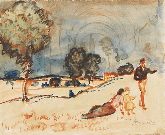 August Macke — Landpartie