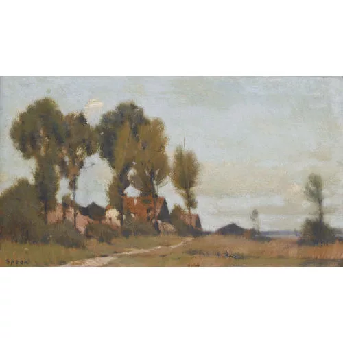 August Speck — "Landschaft bei Feuerthalen".