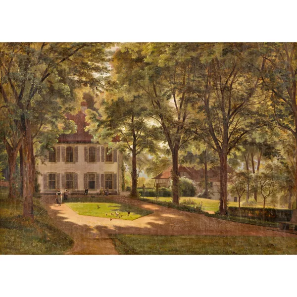 August von Bonstetten — Schlössli Sinneringen mit Park.