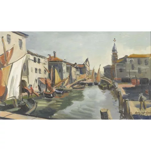 August Weber — "Chioggia".