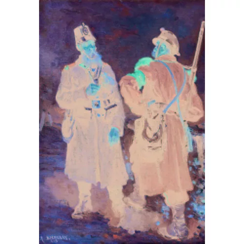 Auguste Bachelin — "A la frontière".