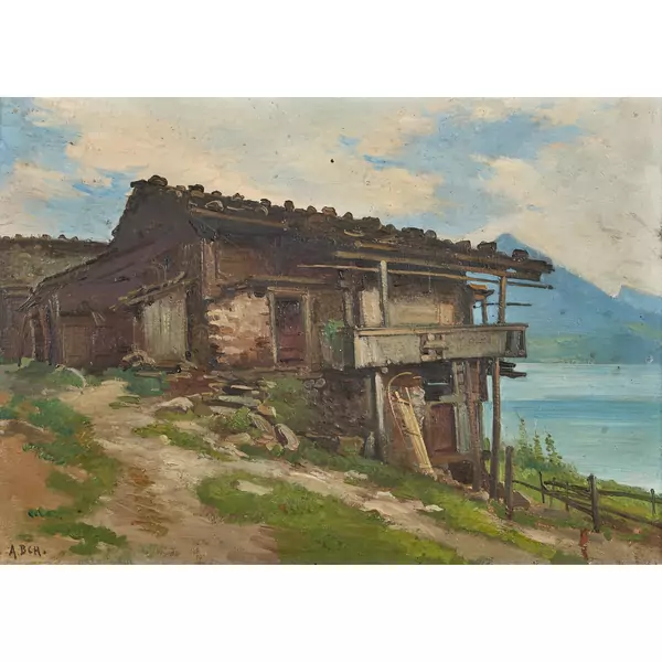 "À Merligen. Lac de Thoune"