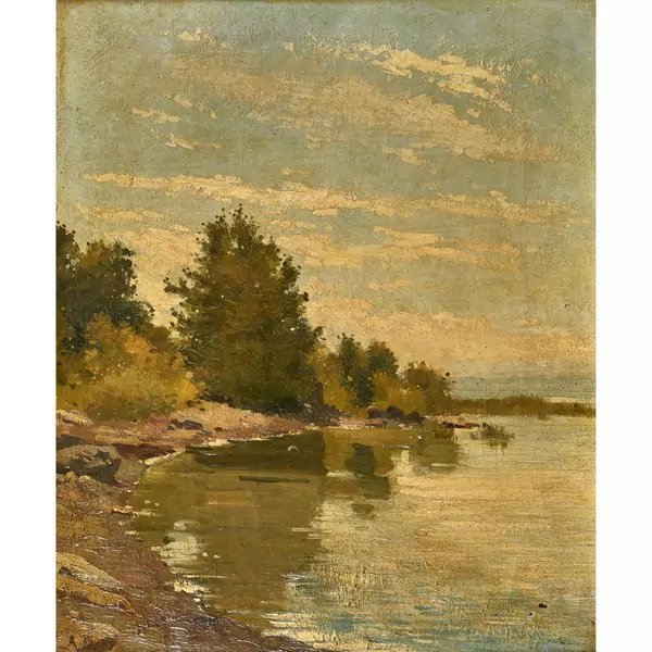 "Rive du lac. Marin"