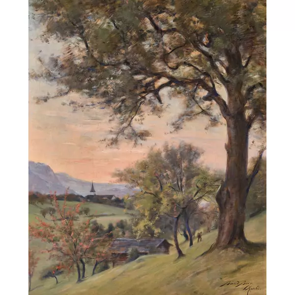 "Le clocher d'Aeschi"