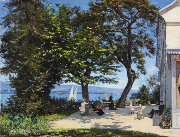 Auguste Baud-Bovy — Paysage de Port-Tunnel