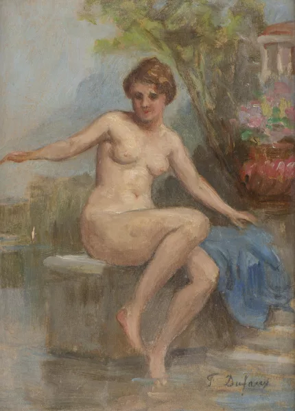 Auguste Frédéric Dufaux — Nu au bain