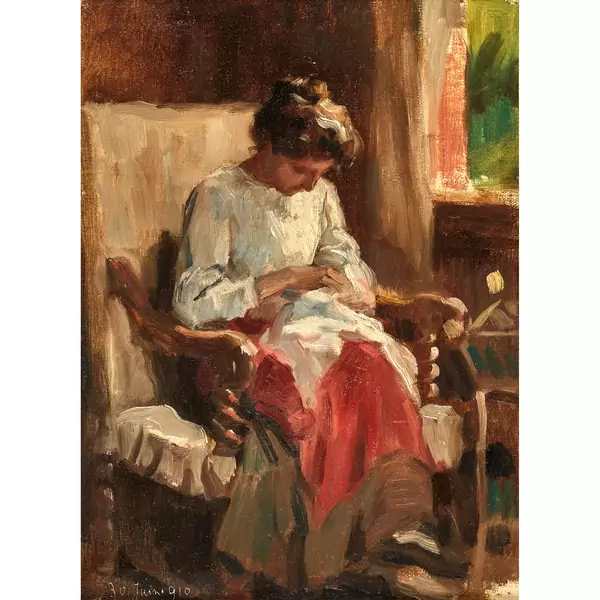 Frau mit Säugling