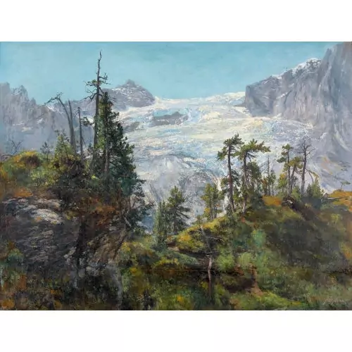 "Le Glacier de Rosenlaui"