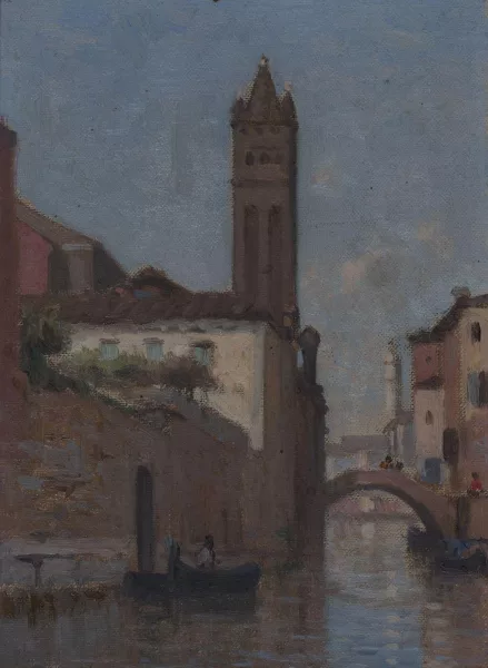 Auguste Veillon le capitaine — Un canal à Venise