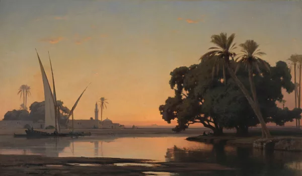 Auguste Veillon le capitaine — Felouque sur le Nil