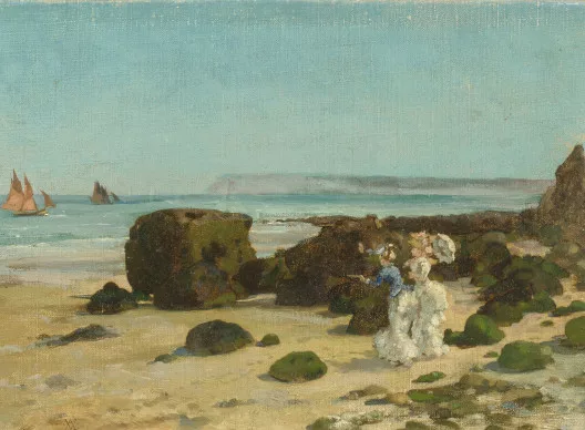 Auguste Veillon le capitaine — Bord de mer
