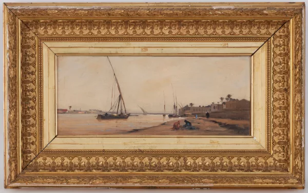 Auguste Veillon le capitaine — Une berge du Nil,