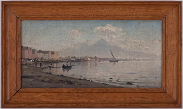 Auguste Veillon le capitaine — Plage de Mergellina à Naples