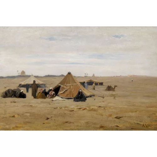 Auguste Veillon le capitaine — Beduinen in der Wüste.