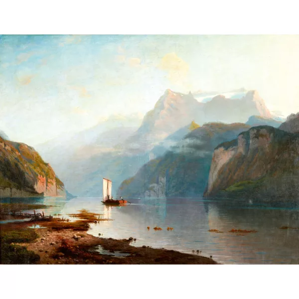 Auguste Veillon le capitaine — "Un soir à Brunnen".