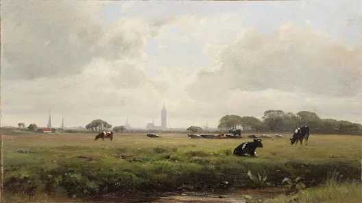Auguste Veillon le capitaine — Vaches au pâturage