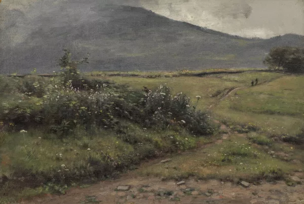Auguste Veillon le capitaine — Chemin dans la campagne