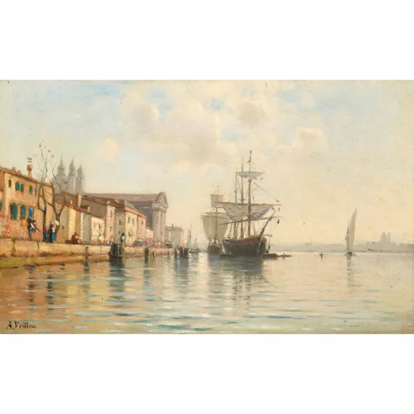 Auguste Veillon le capitaine — Canale della Giudecca, Venise.