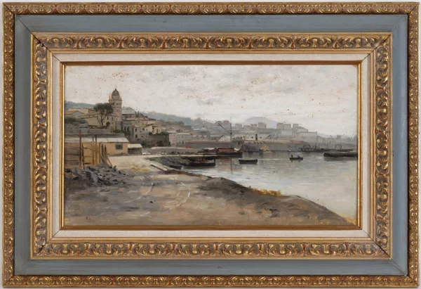Auguste Veillon le capitaine — Le port de Gènes,