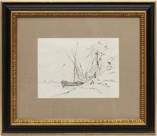Auguste Veillon le capitaine — , Bateau sur le Nil,