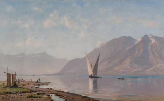Auguste Veillon le capitaine — Vue du Lac Léman et du Grammont
