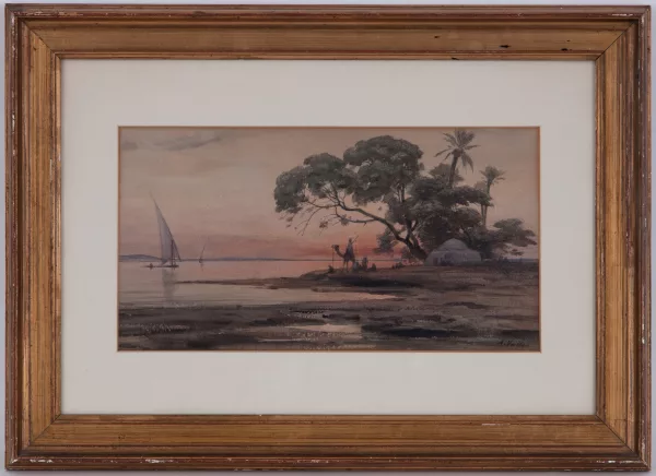 Auguste Veillon le capitaine — Caravane au bord du Nil,
