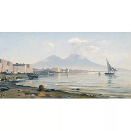 Auguste Veillon le capitaine — Am Golf von Neapel.