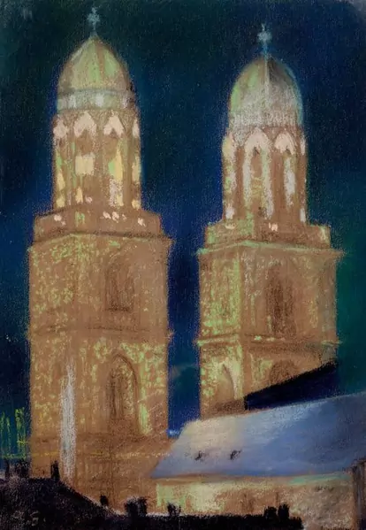 AUGUSTO GIACOMETTI — Grossmünster. 1938. — Koller Auktionen