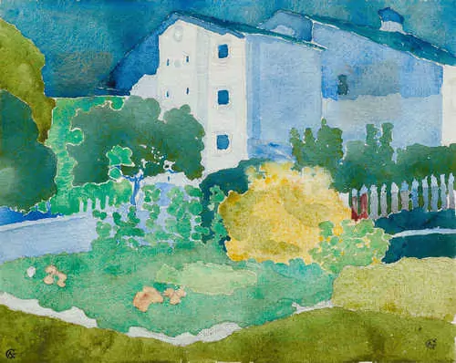 AUGUSTO GIACOMETTI — Blick auf Stampa. — Koller Auktionen