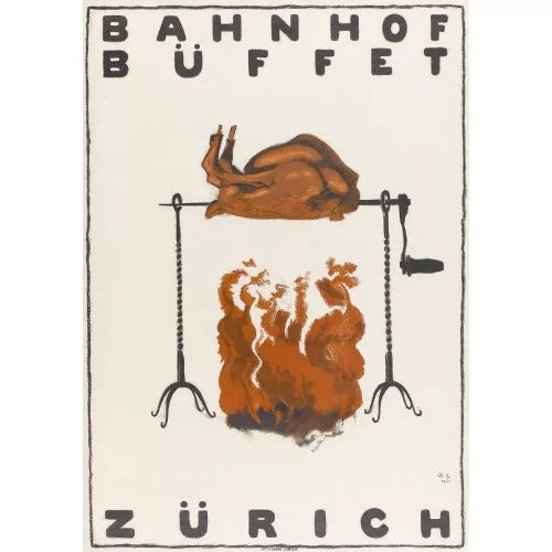 Augusto Giacometti — "Bahnhof Büffet Zürich".