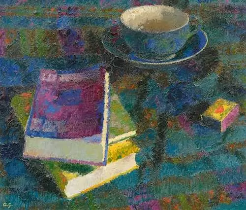 AUGUSTO GIACOMETTI — Bücher und Tasse. (Books and cup) 1940. — Koller Auktionen