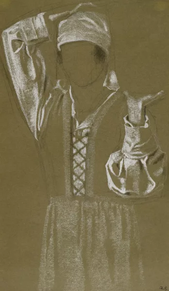 Augusto Giacometti — Mädchen mit Eimer II, 1925