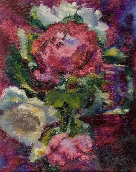 AUGUSTO GIACOMETTI — Blumen in Vase. 1920. — Koller Auktionen