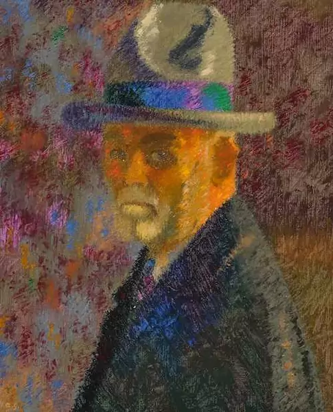 AUGUSTO GIACOMETTI — Self portrait. 1934. — Koller Auktionen