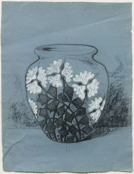 AUGUSTO GIACOMETTI — Mit Blumen bemalte Vase. Um 1899. — Koller Auktionen