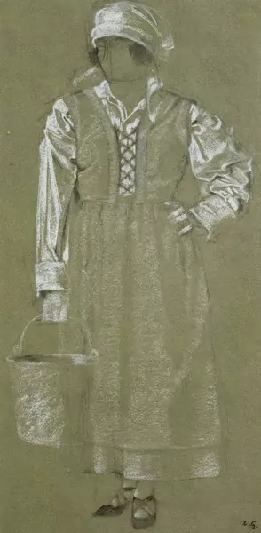 AUGUSTO GIACOMETTI — Stehende Frau mit Krug. — Koller Auktionen